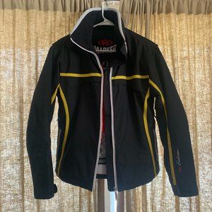 Black Marker Ski Coat